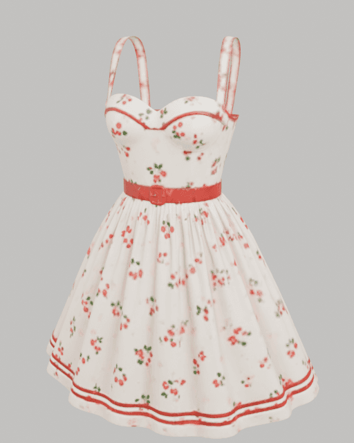 The Cherry Print Sundress